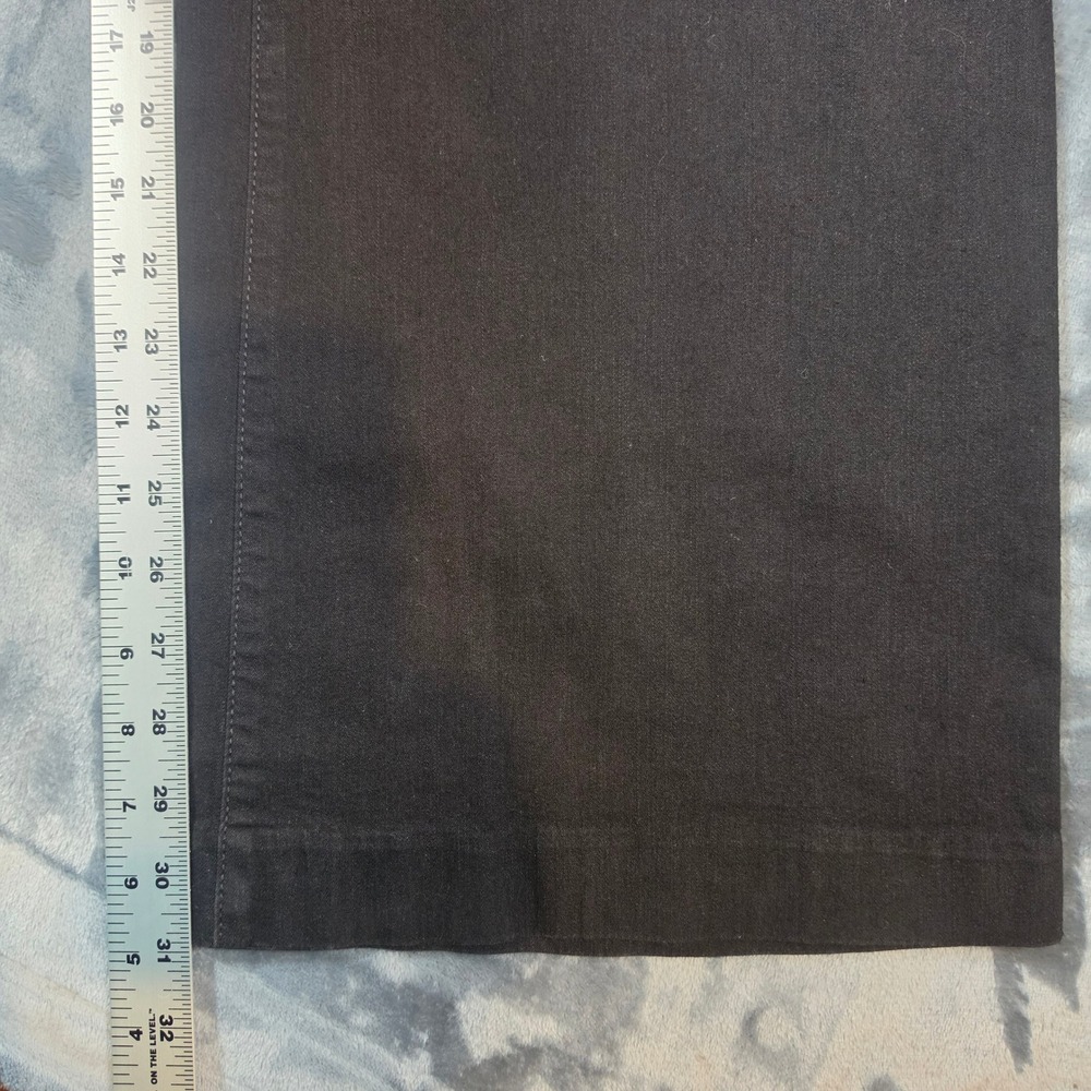 Nine West Jeans Womens Wide Leg Trouser Black Pants SDNWB3327 Size 14 - Picture 7 of 11